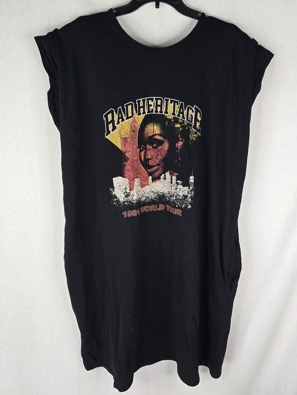 Future Collective Kahlana Brown Womens 1X Rad Heritage Tshirt Dress